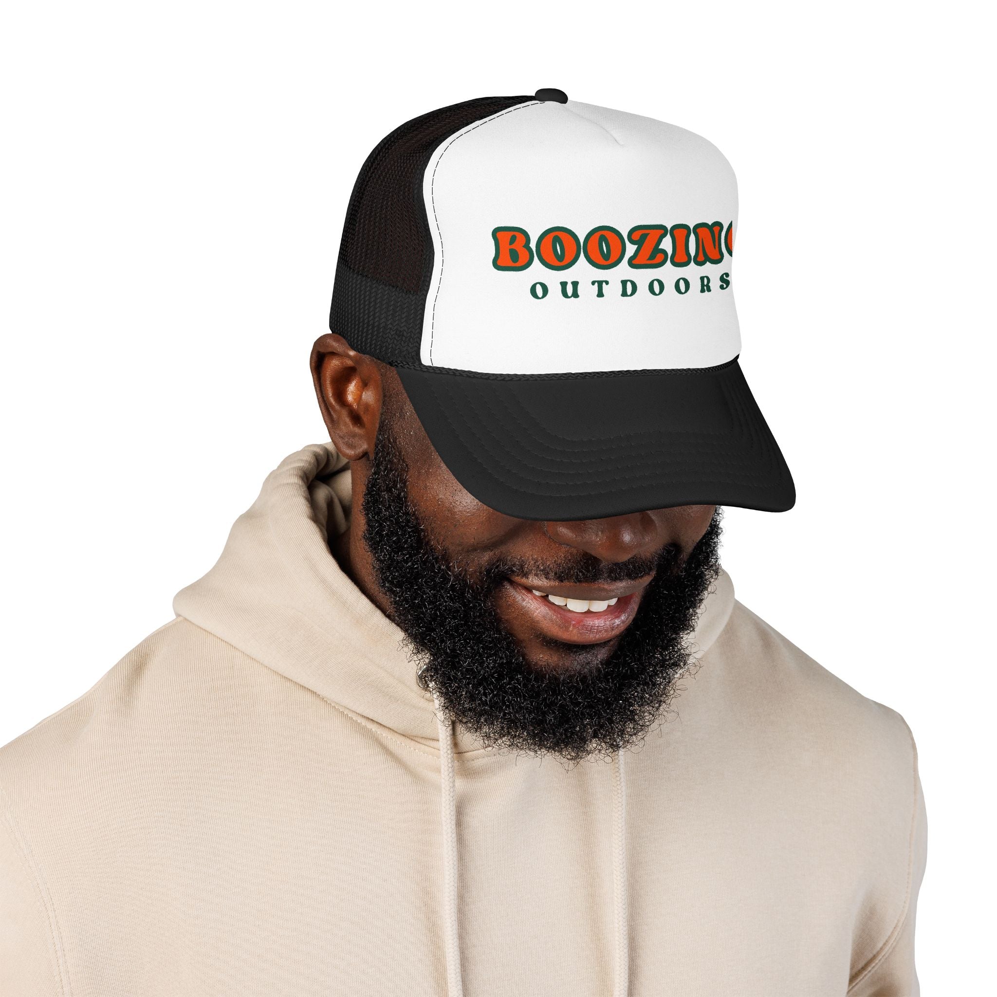 Boozing Outdoors Foam Trucker Hat