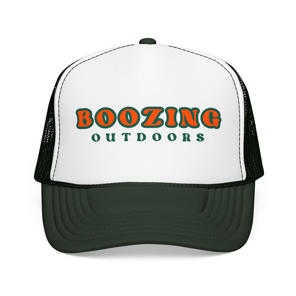 Boozing Outdoors Foam Trucker Hat