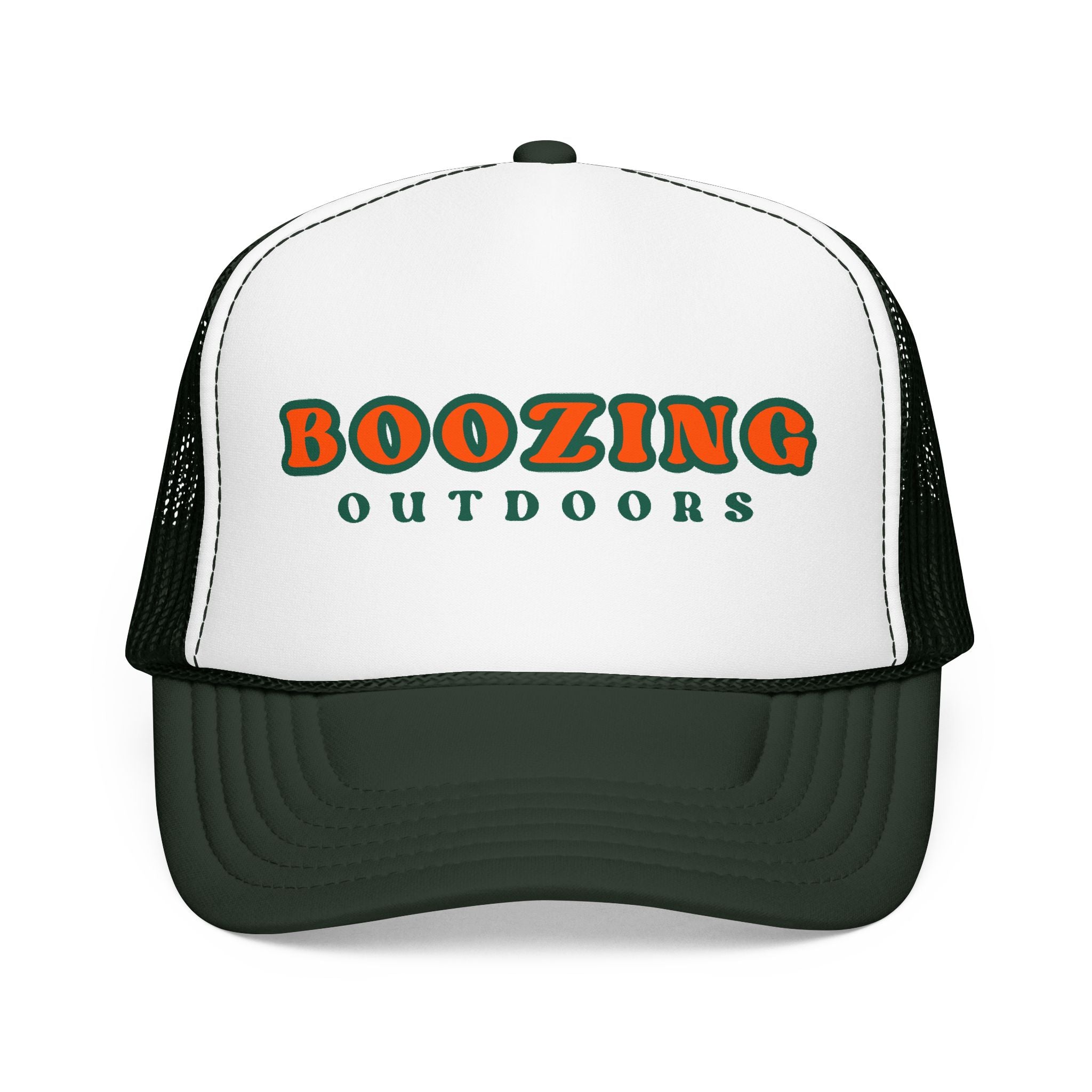 Boozing Outdoors Foam Trucker Hat