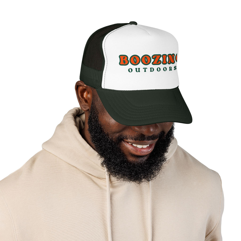 Boozing Outdoors Foam Trucker Hat