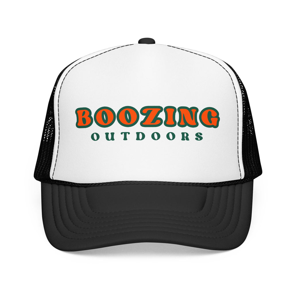 Boozing Outdoors Foam Trucker Hat