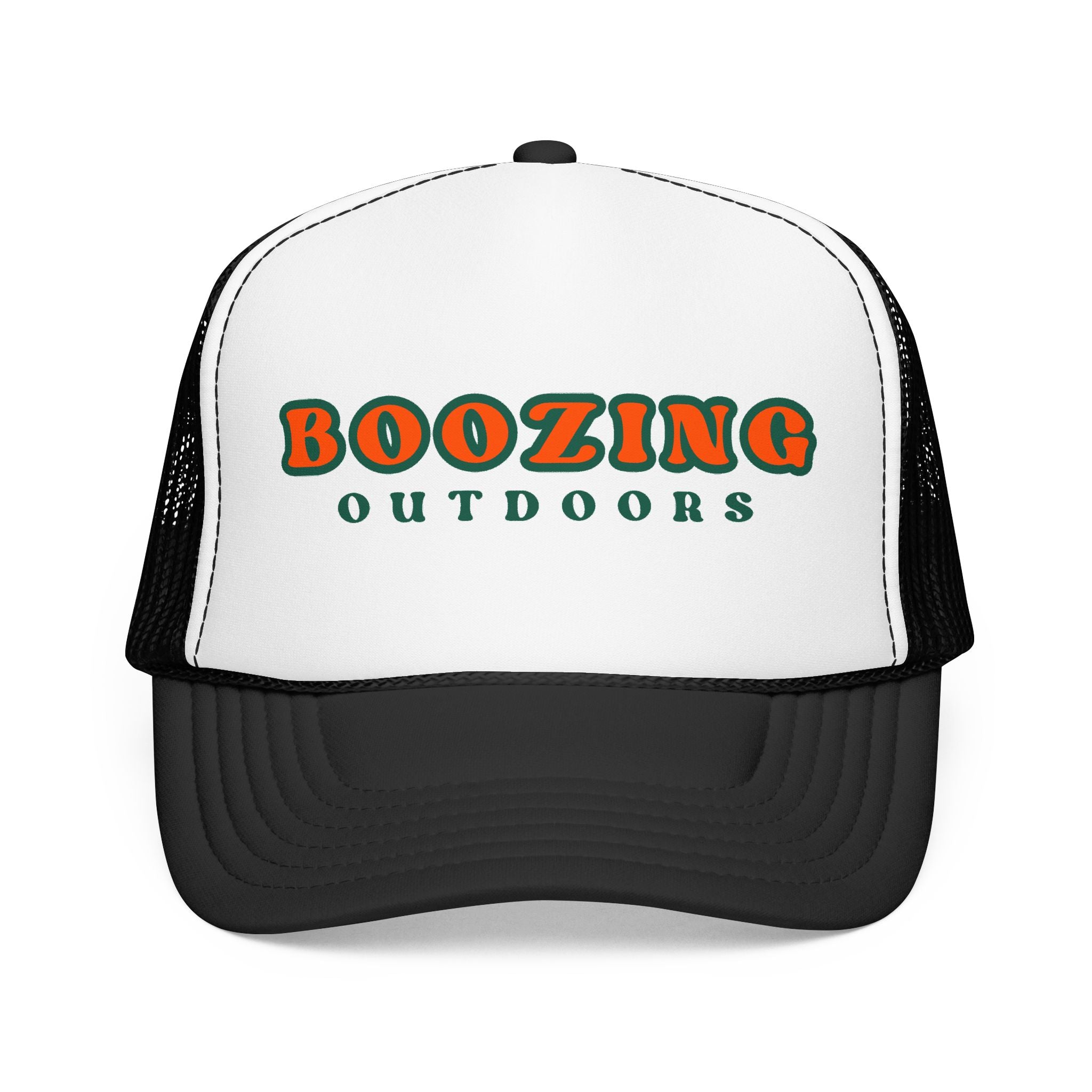 Boozing Outdoors Foam Trucker Hat