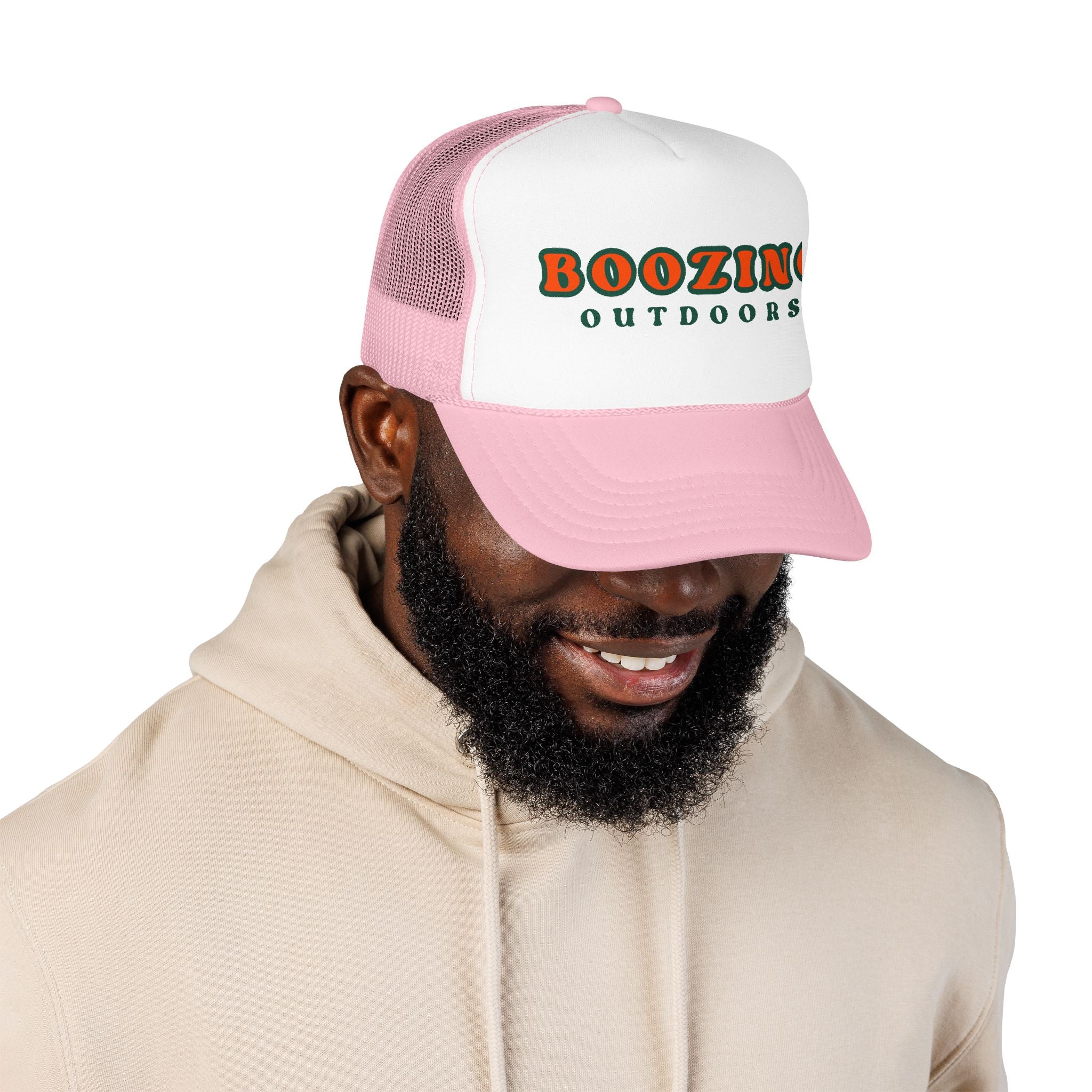 Boozing Outdoors Foam Trucker Hat