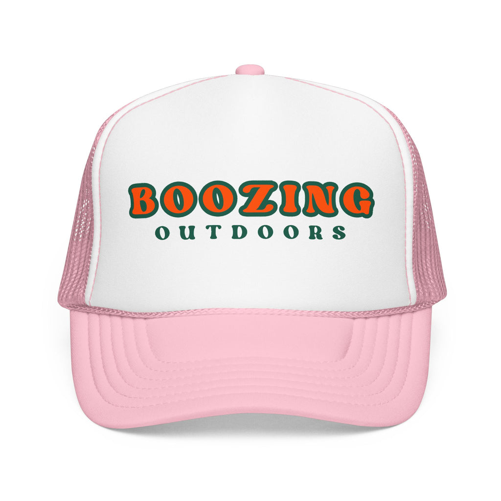 Boozing Outdoors Foam Trucker Hat