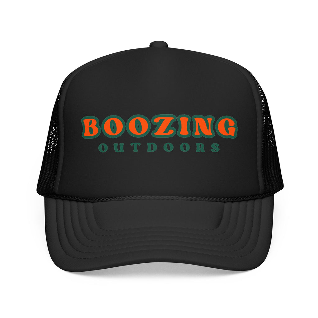 Boozing Outdoors Foam Trucker Hat
